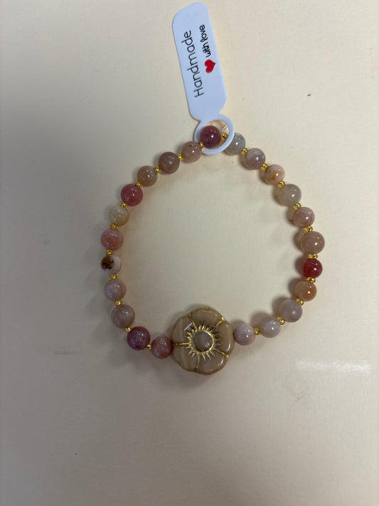 Sunstone crystal Bracelet - 7”