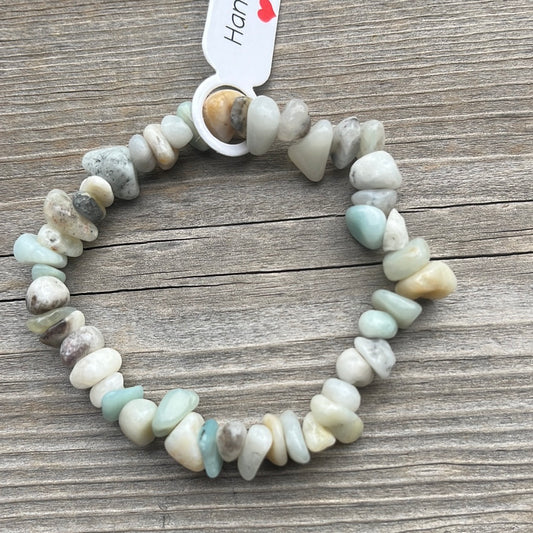 Amazonite Crystal Bracelet - 7”