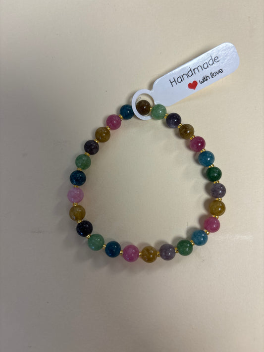 Tourmaline crystal bracelet - 7”